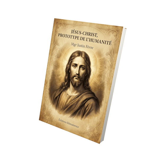 Livre Jésus-Christ, prototype de l'Humanité - Louis-Gaston de Ségur - Vue 3D - Editions Remanence