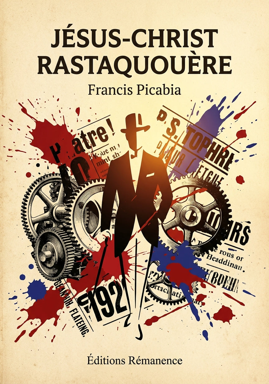 Livre Jésus-Christ rastaquouère par Francis Picabia - Couverture - Editions Remanence