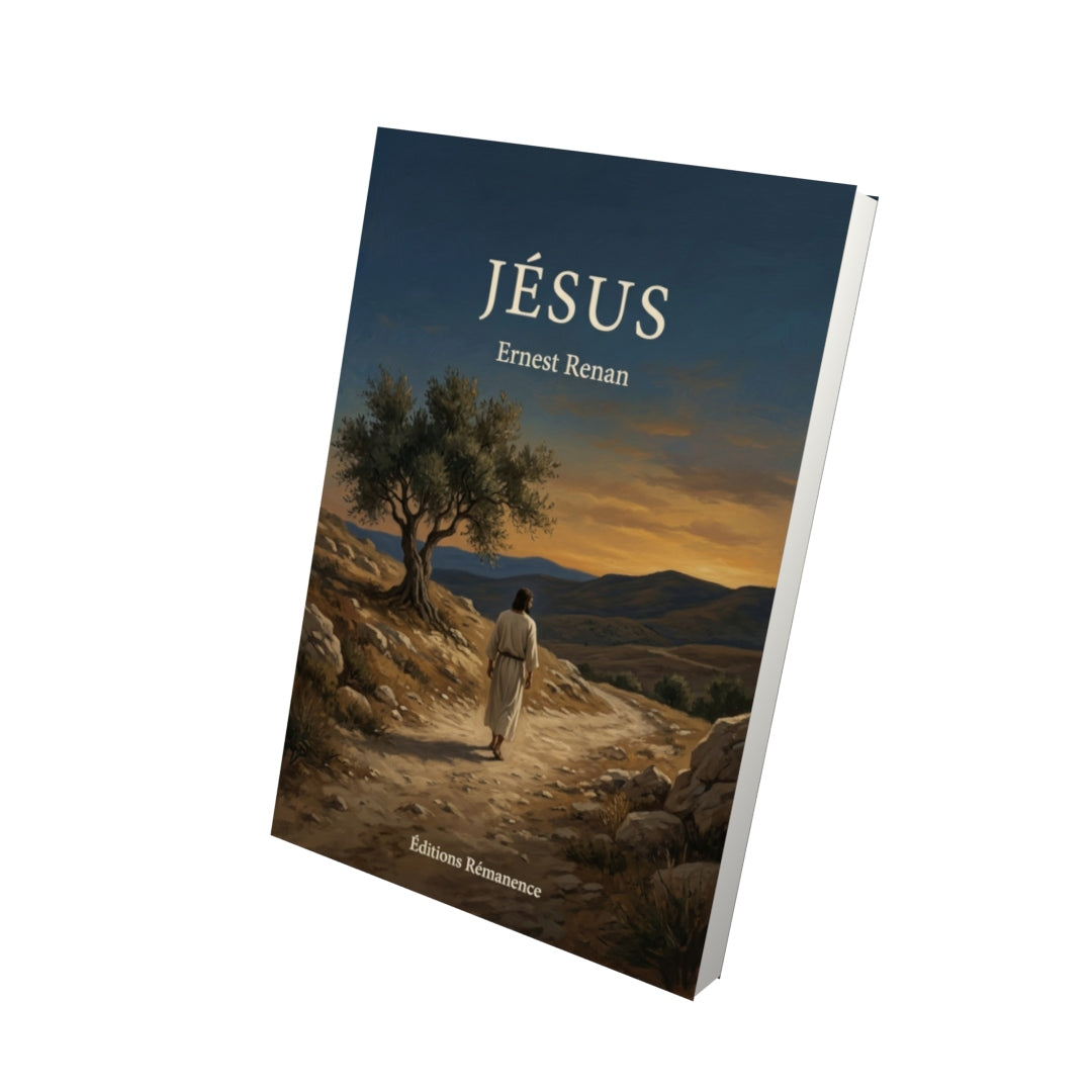 Livre Jésus par Ernest Renan - Vue 3D - Editions Remanence