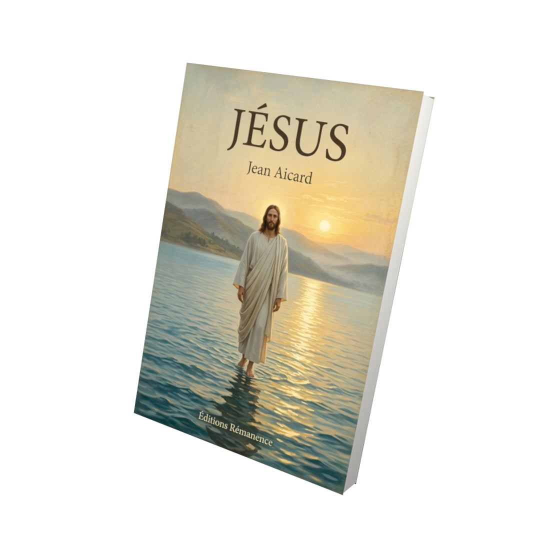 Livre Jésus - Jean Aicard - Vue 3D - Editions Remanence