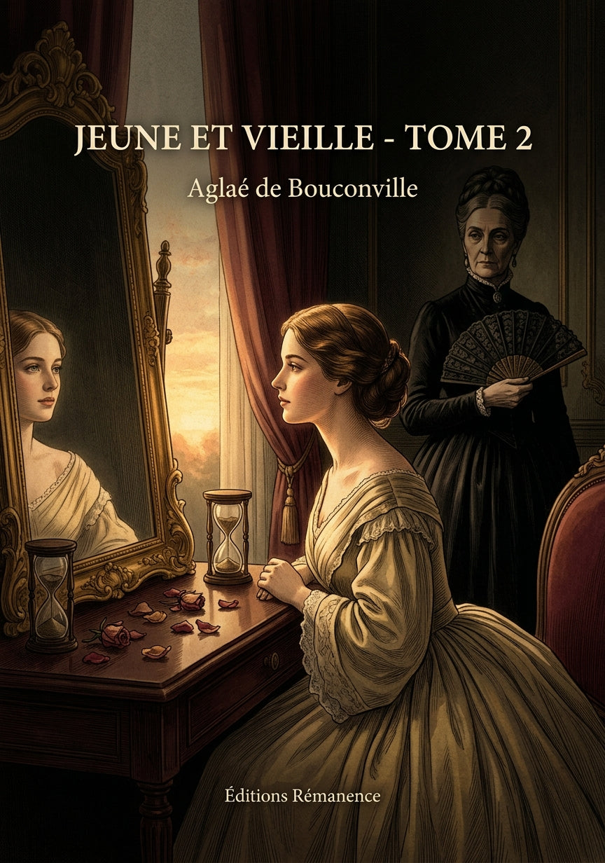 Livre Jeune et Vieille - Tome 2 par Aglaé de Bouconville - Couverture - Editions Remanence