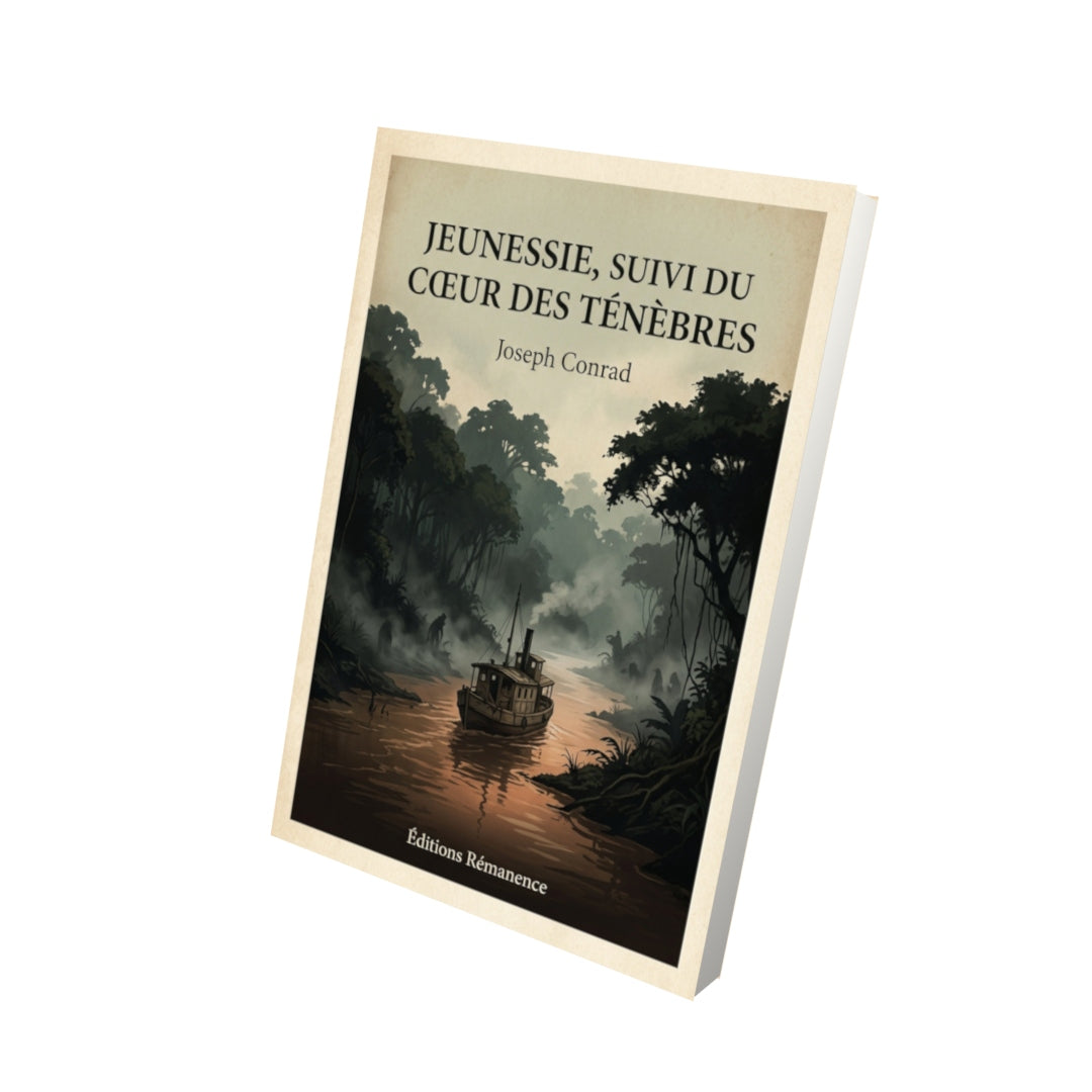 Livre Jeunesse, suivi du Cœur des ténèbres - Joseph Conrad - Vue 3D - Editions Remanence