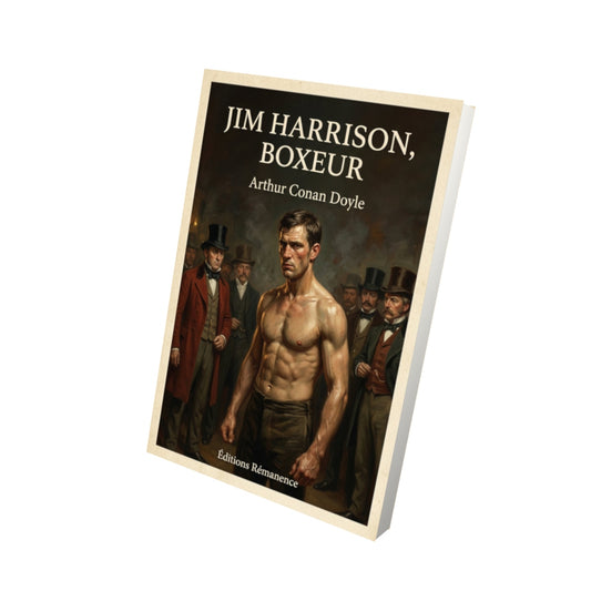 Livre Jim Harrison, boxeur - Arthur Conan Doyle - Vue 3D - Editions Remanence