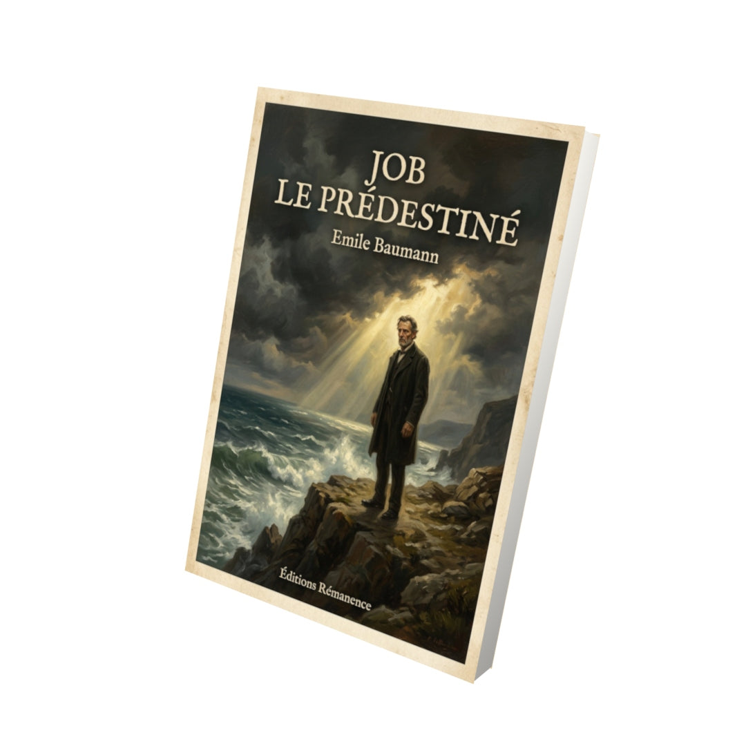 Livre Job le prédestiné - Emile Baumann - Vue 3D - Editions Remanence