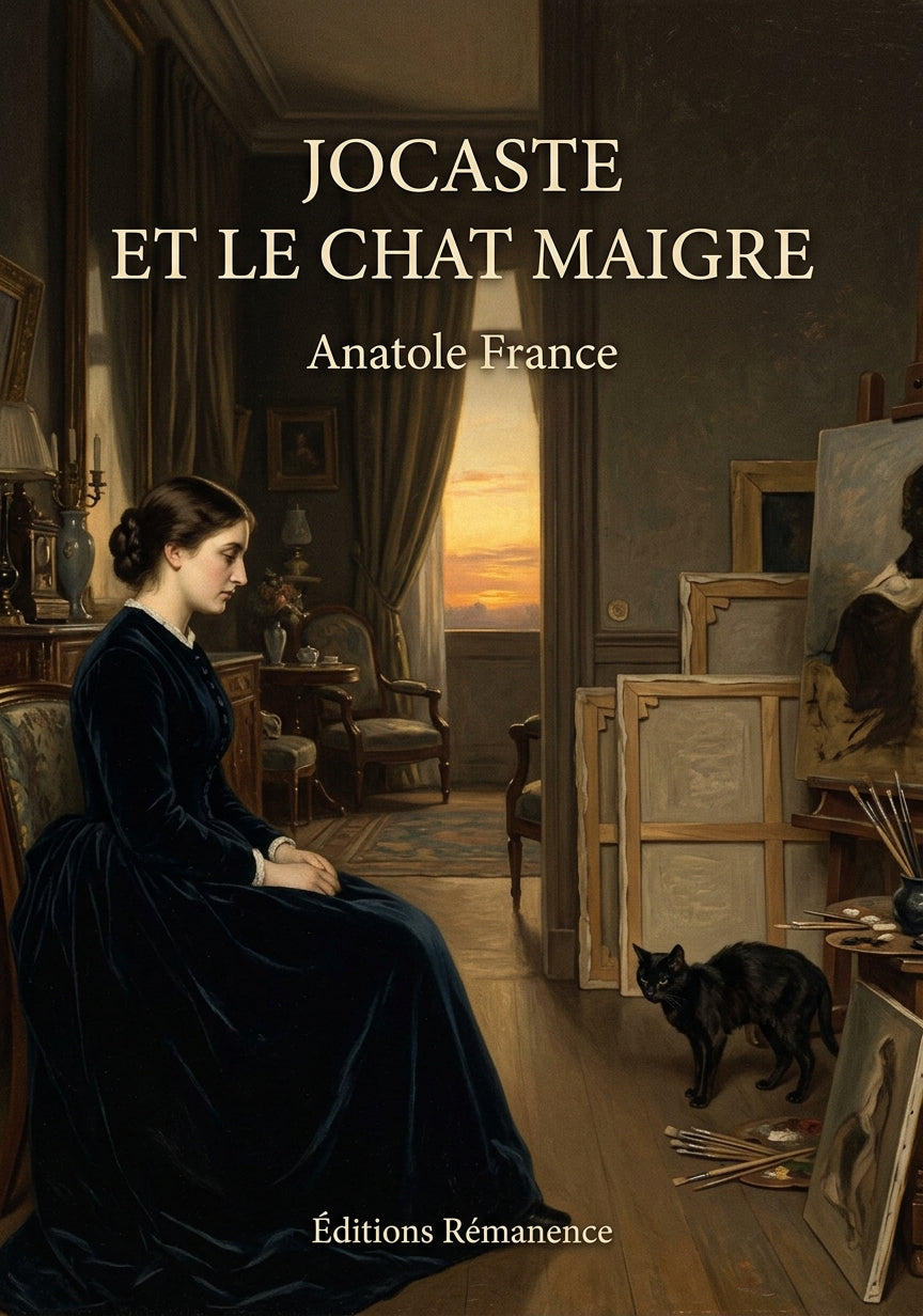 Livre Jocaste et Le Chat maigre par Anatole France - Couverture - Editions Remanence