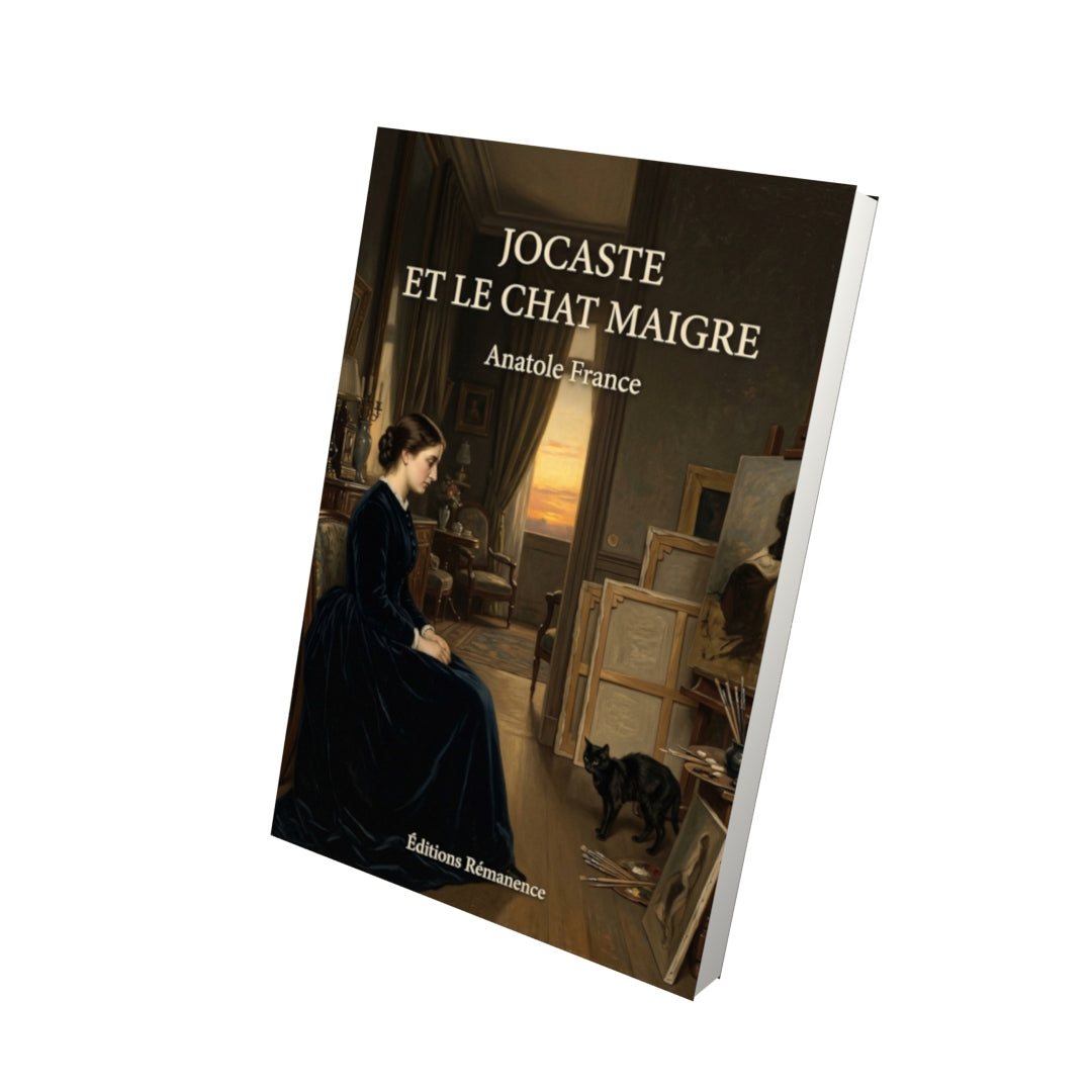 Livre Jocaste et Le Chat maigre par Anatole France - Vue 3D - Editions Remanence