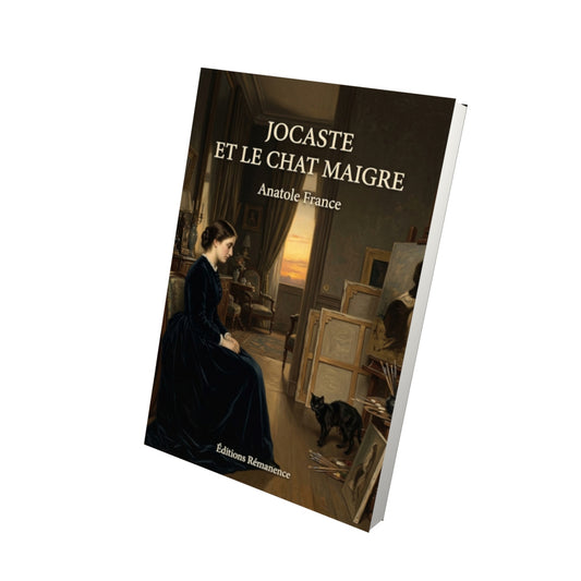 Livre Jocaste et Le Chat maigre par Anatole France - Vue 3D - Editions Remanence