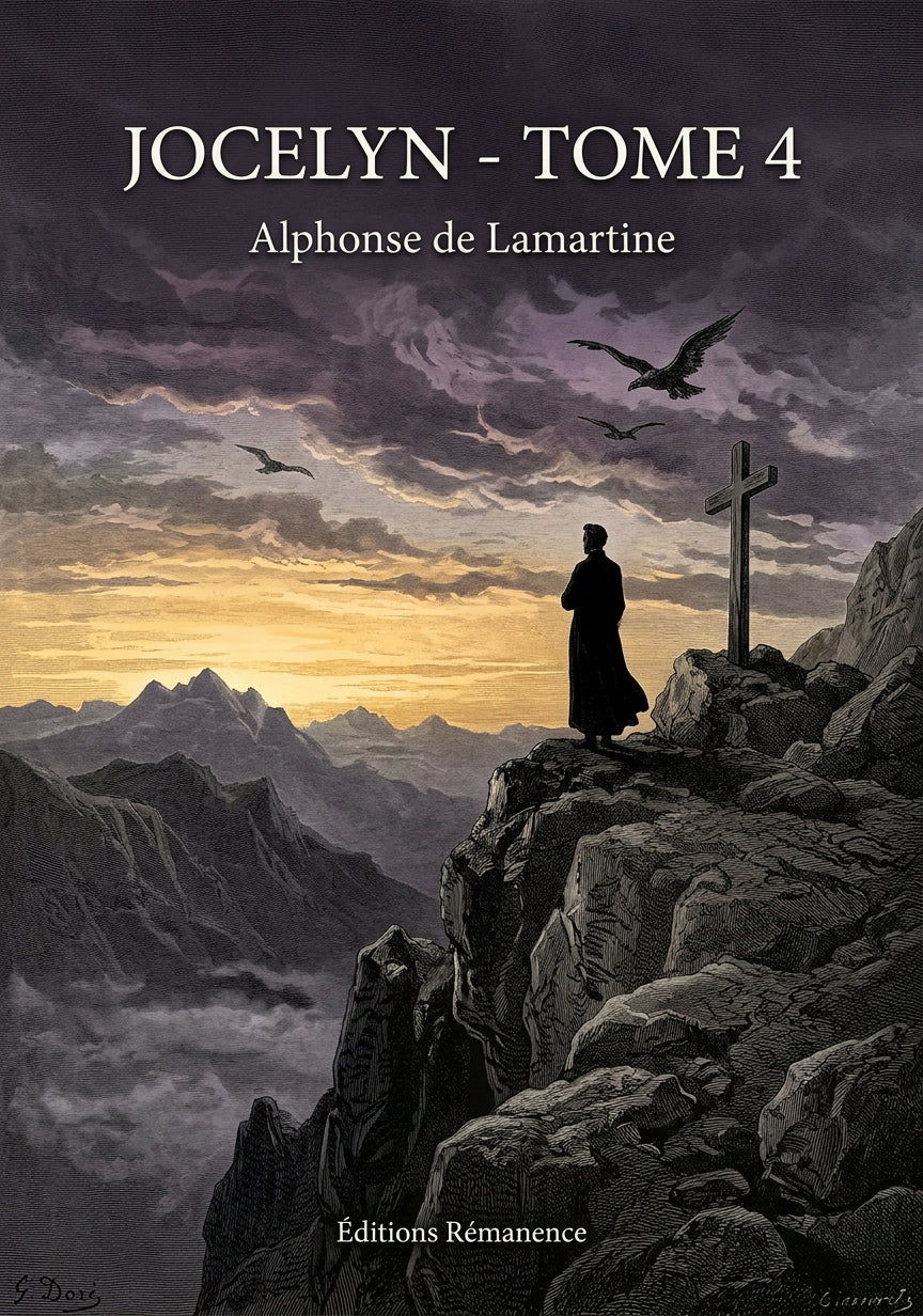 Livre Jocelyn - Tome 4 par Alphonse de Lamartine - Couverture - Editions Remanence