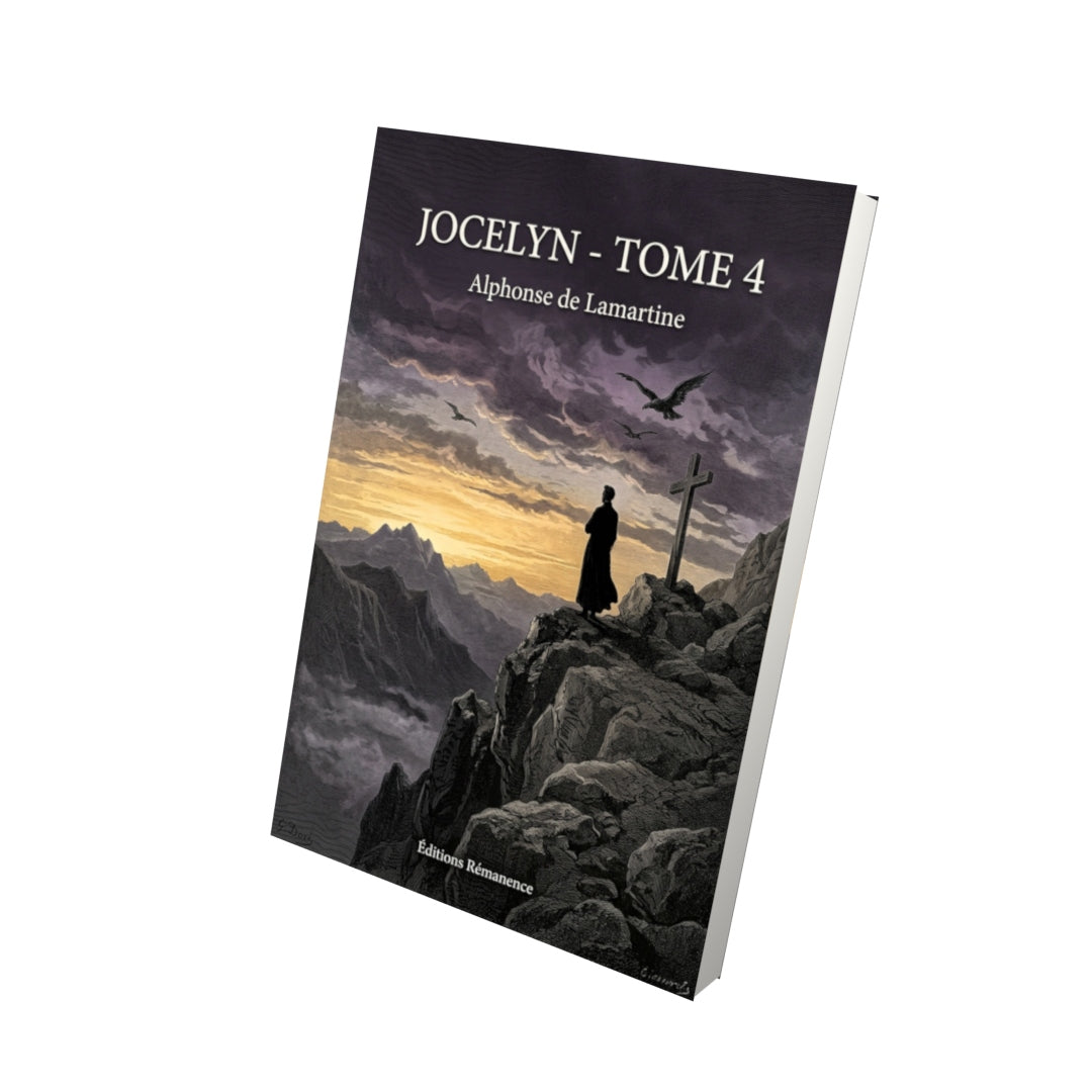 Livre Jocelyn - Tome 4 par Alphonse de Lamartine - Vue 3D - Editions Remanence