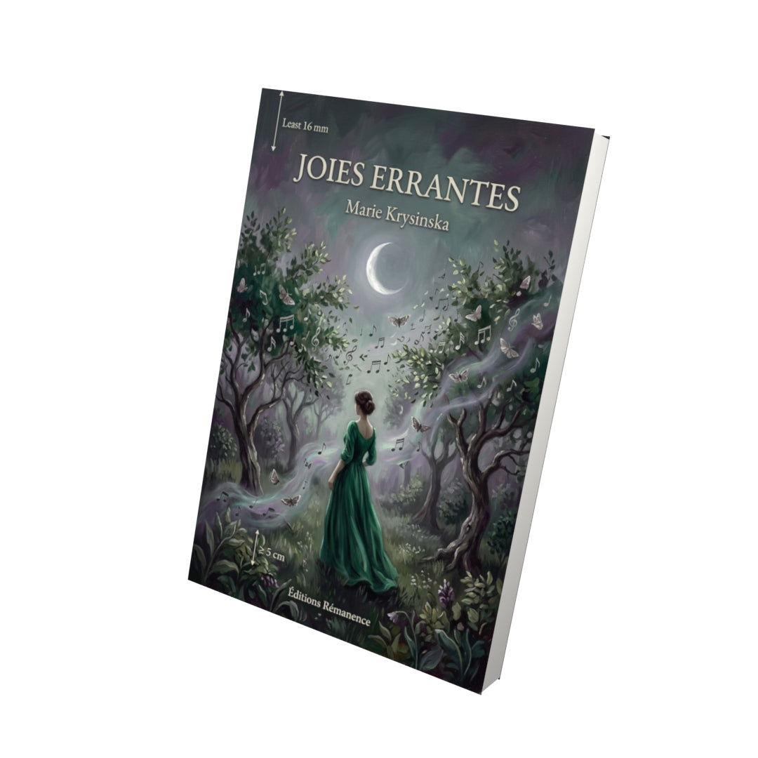 Livre Joies errantes par Marie Krysinska - Vue 3D - Editions Remanence