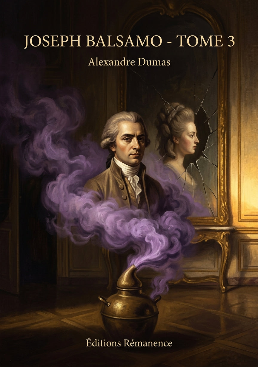 Livre Joseph Balsamo - Tome 3 par Alexandre Dumas - Couverture - Editions Remanence