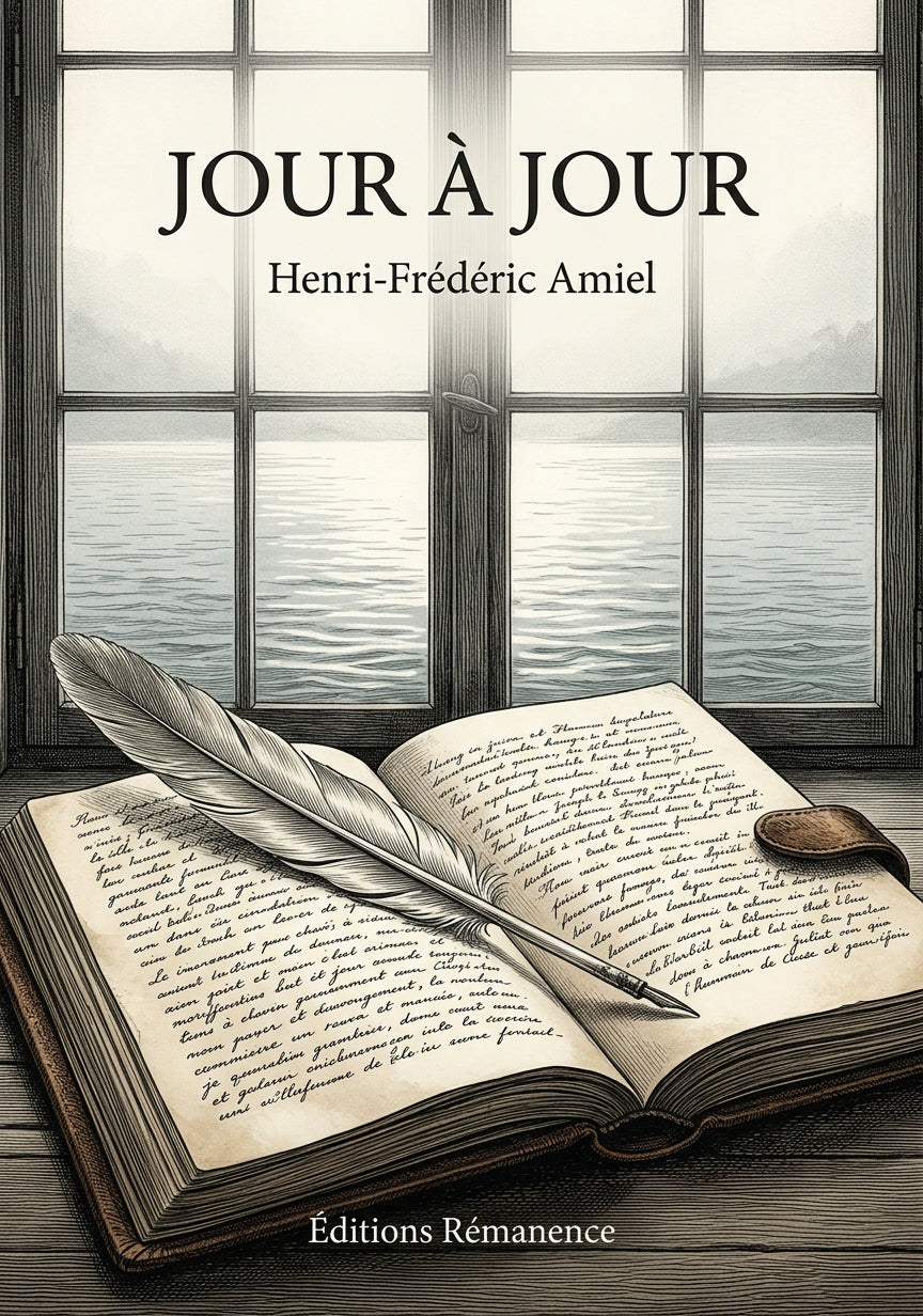 Livre Jour à jour par Henri-Frédéric Amiel - Couverture - Editions Remanence