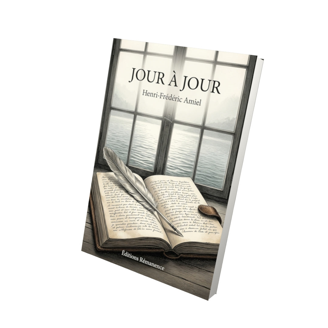 Livre Jour à jour par Henri-Frédéric Amiel - Vue 3D - Editions Remanence