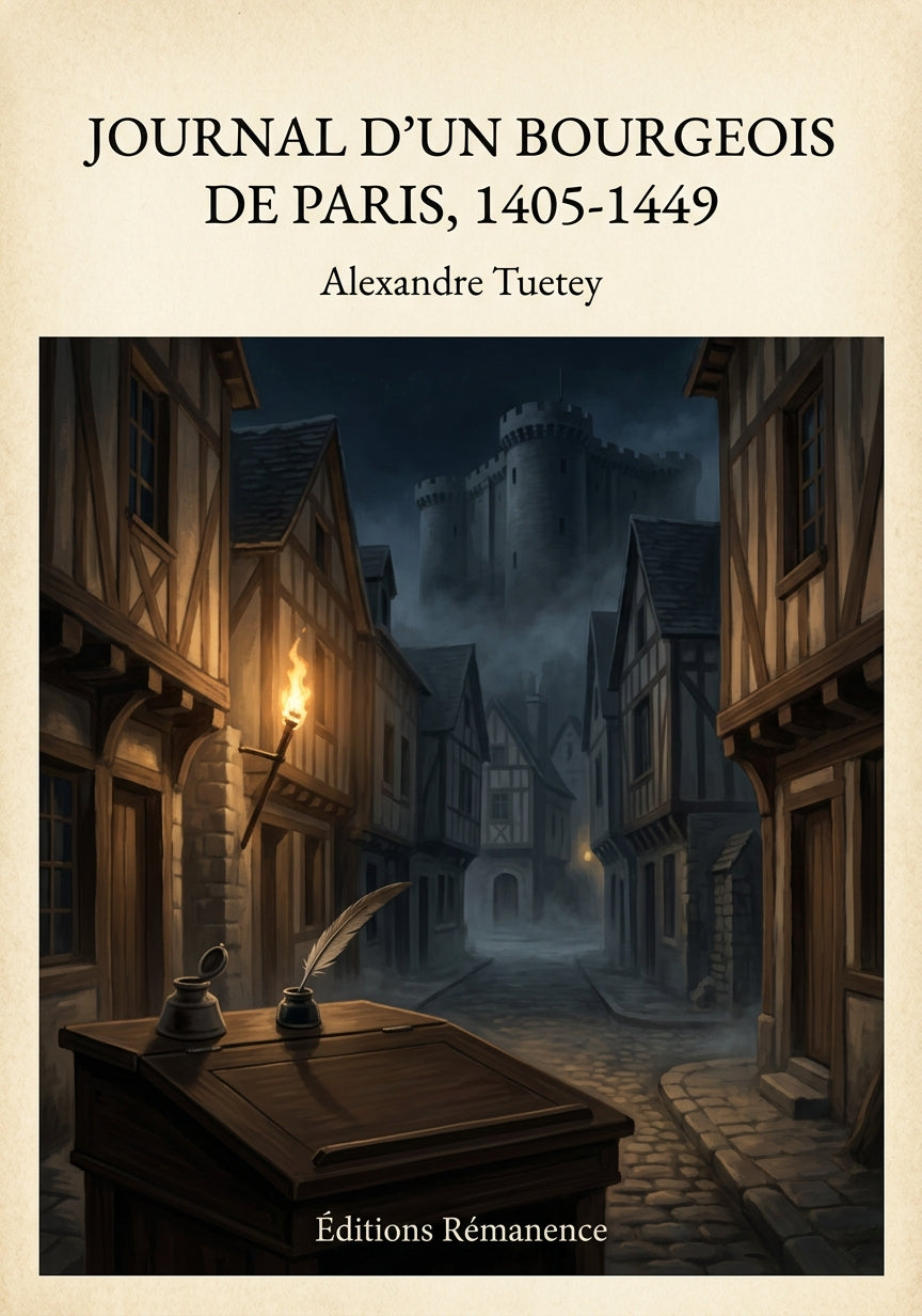 Journal d'un bourgeois de Paris, 1405-1449 - Alexandre Tuetey (Couverture)