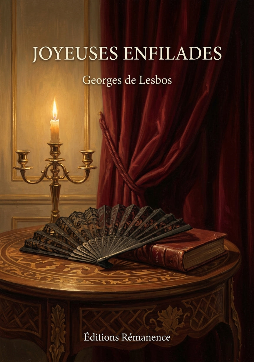 Livre Joyeuses enfilades par Georges de Lesbos - Couverture - Editions Remanence