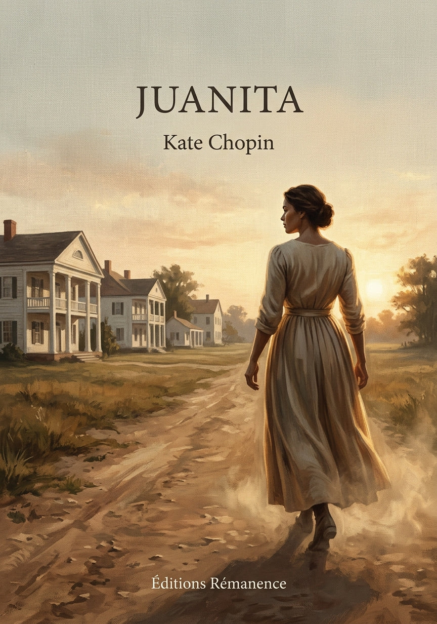Livre Juanita par Kate Chopin - Couverture - Editions Remanence