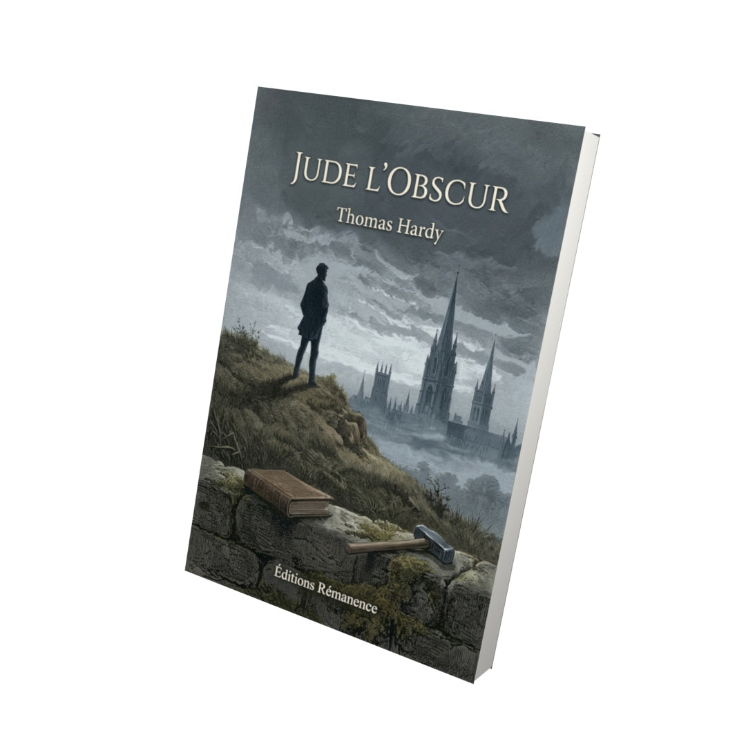 Livre Jude l’Obscur par Thomas Hardy - Vue 3D - Editions Remanence