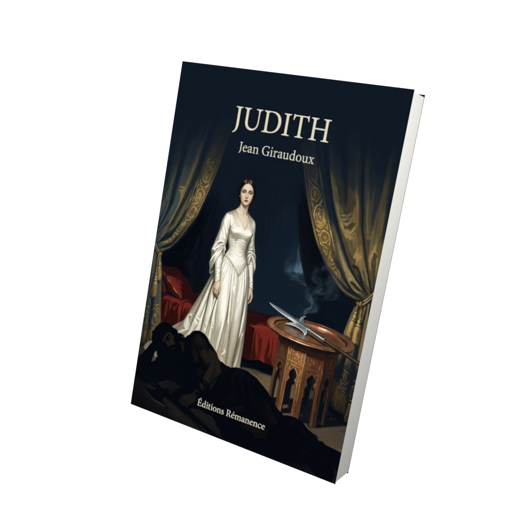 Livre Judith par Jean Giraudoux - Vue 3D - Editions Remanence