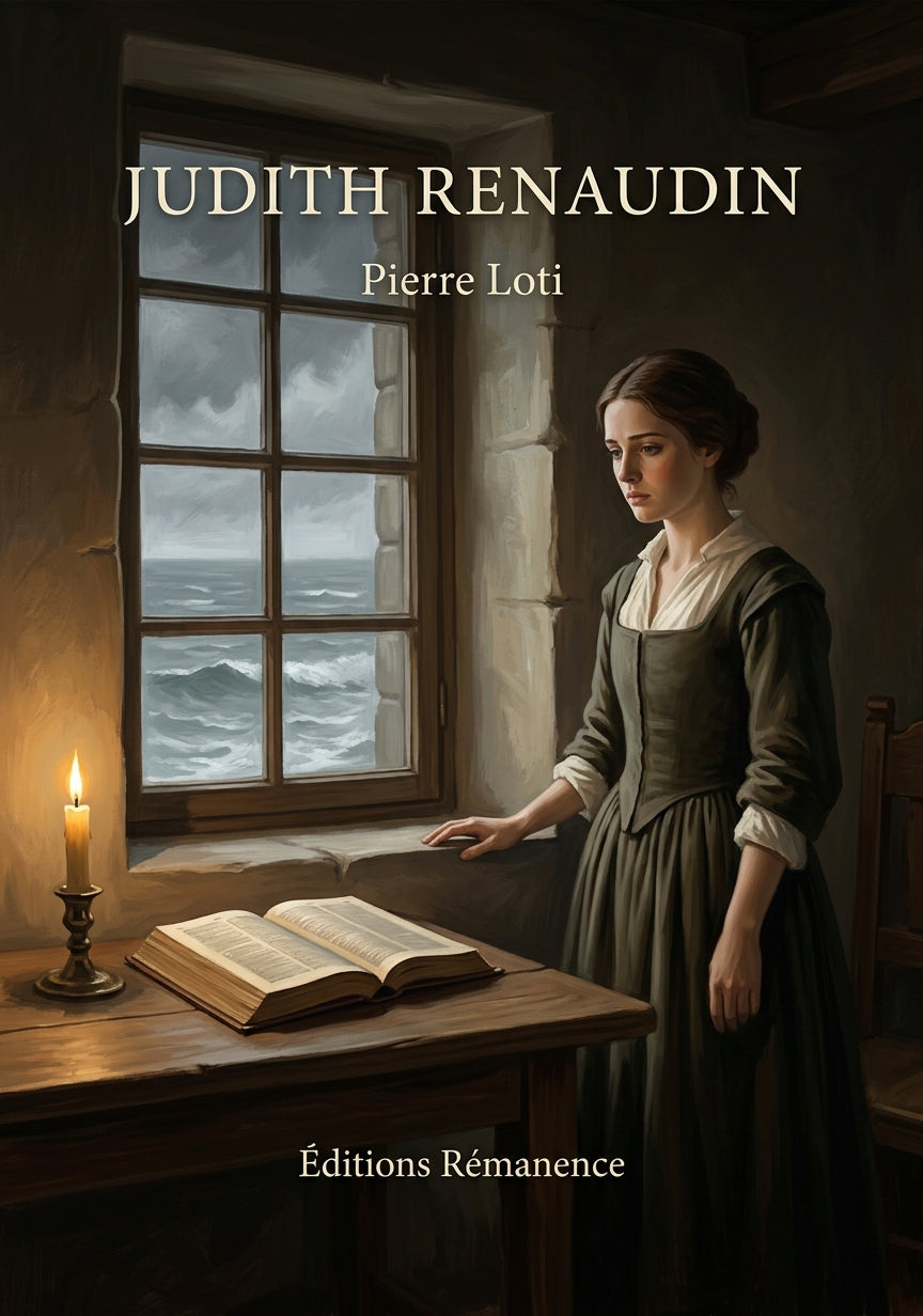 Livre Judith Renaudin par Pierre Loti - Couverture - Editions Remanence