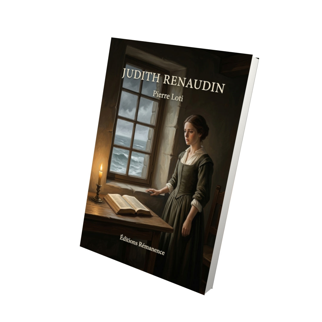 Livre Judith Renaudin par Pierre Loti - Vue 3D - Editions Remanence