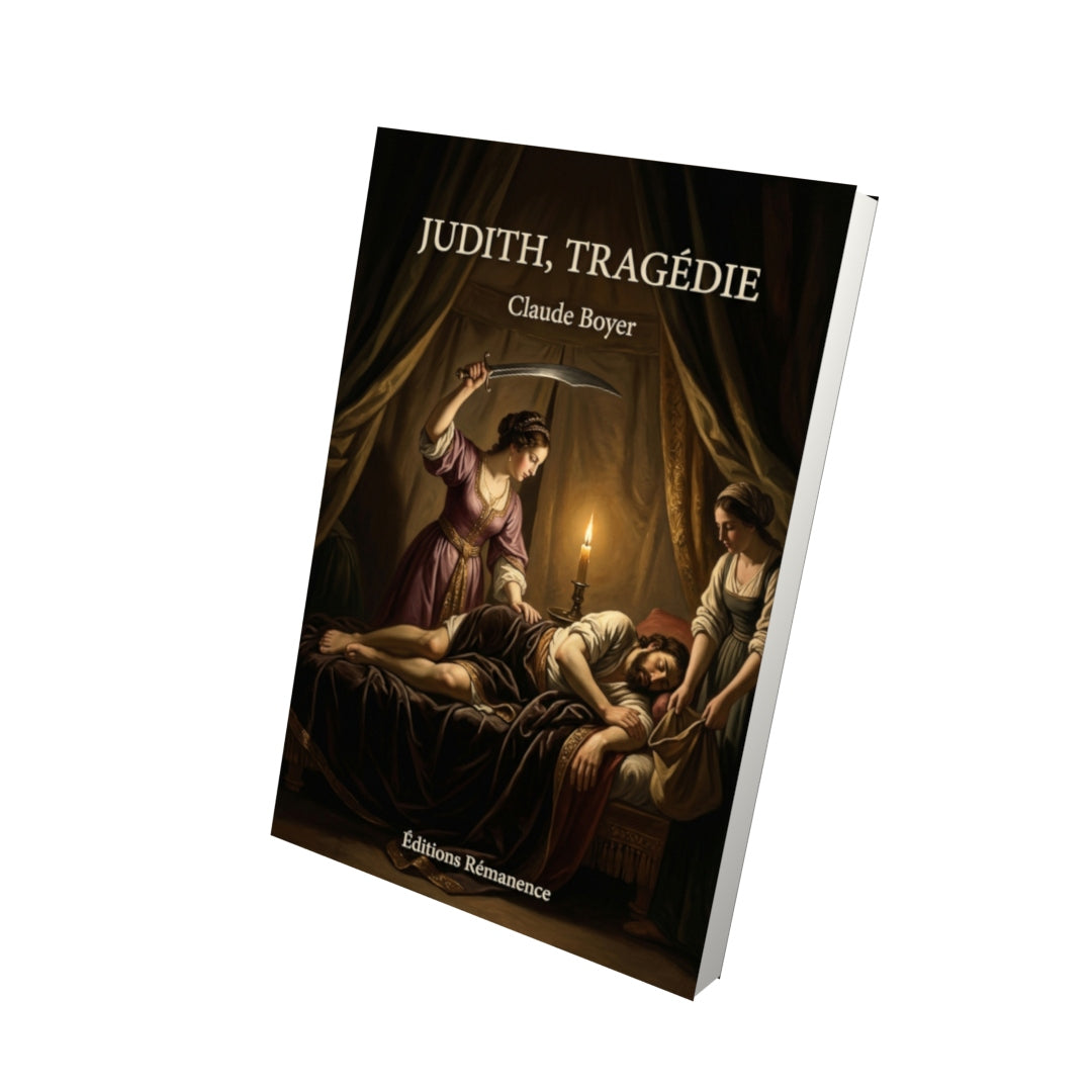 Livre Judith, tragédie par Claude Boyer - Vue 3D - Editions Remanence