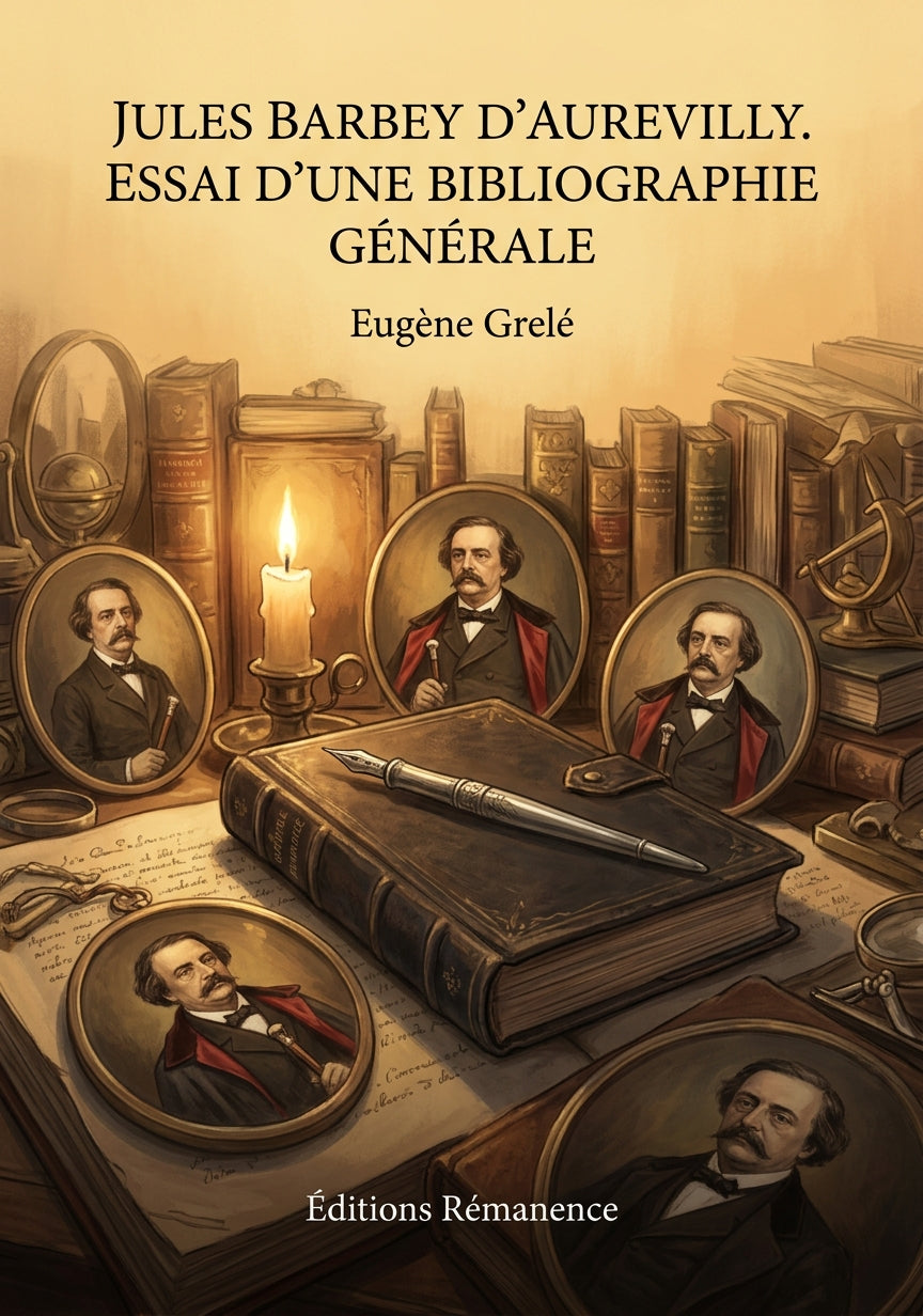 Livre Jules Barbey d’Aurevilly. Essai d’une bibliographie générale par Eugène Grelé - Couverture - Editions Remanence
