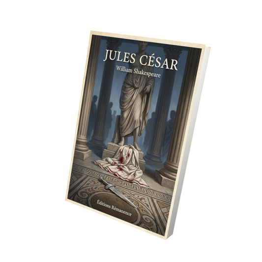 Livre Jules César - William Shakespeare - Vue 3D - Editions Remanence