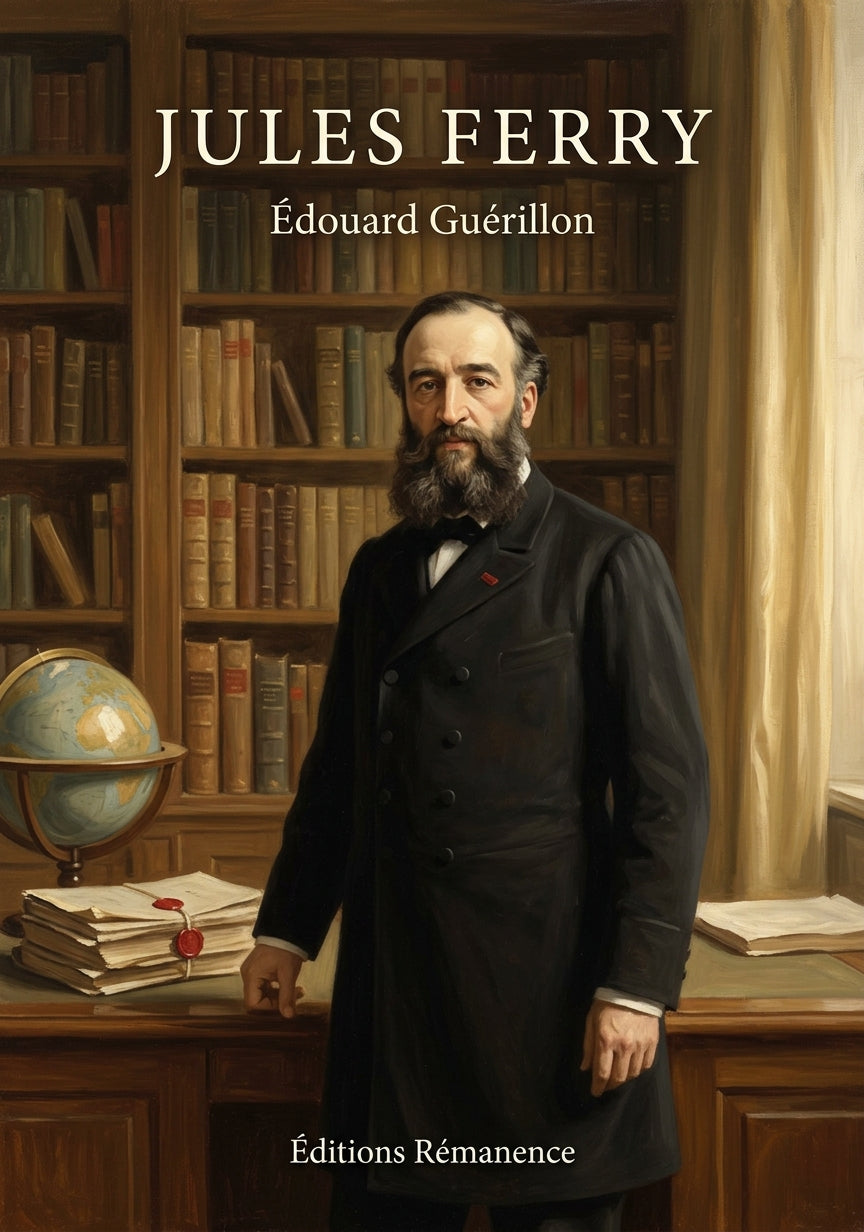 Livre Jules Ferry par Édouard Guérillon - Couverture - Editions Remanence