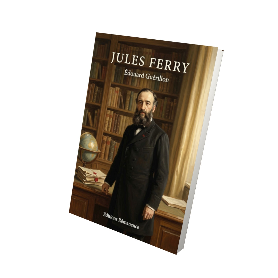 Livre Jules Ferry par Édouard Guérillon - Vue 3D - Editions Remanence