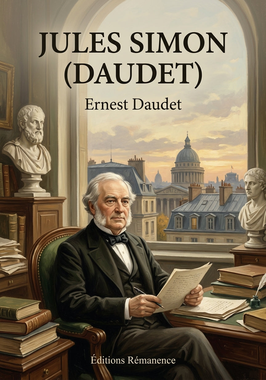 Livre Jules Simon (Daudet) par Ernest Daudet - Couverture - Editions Remanence