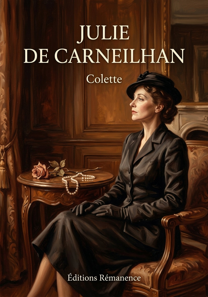 Livre Julie de Carneilhan par Colette - Couverture - Editions Remanence