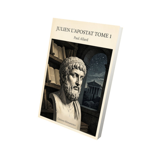 Livre Julien l'Apostat Tome 1 - Paul Allard - Vue 3D - Editions Remanence