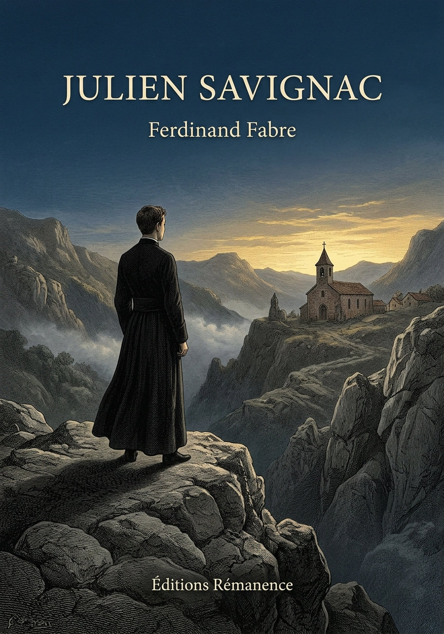 Livre Julien Savignac par Ferdinand Fabre - Couverture - Editions Remanence