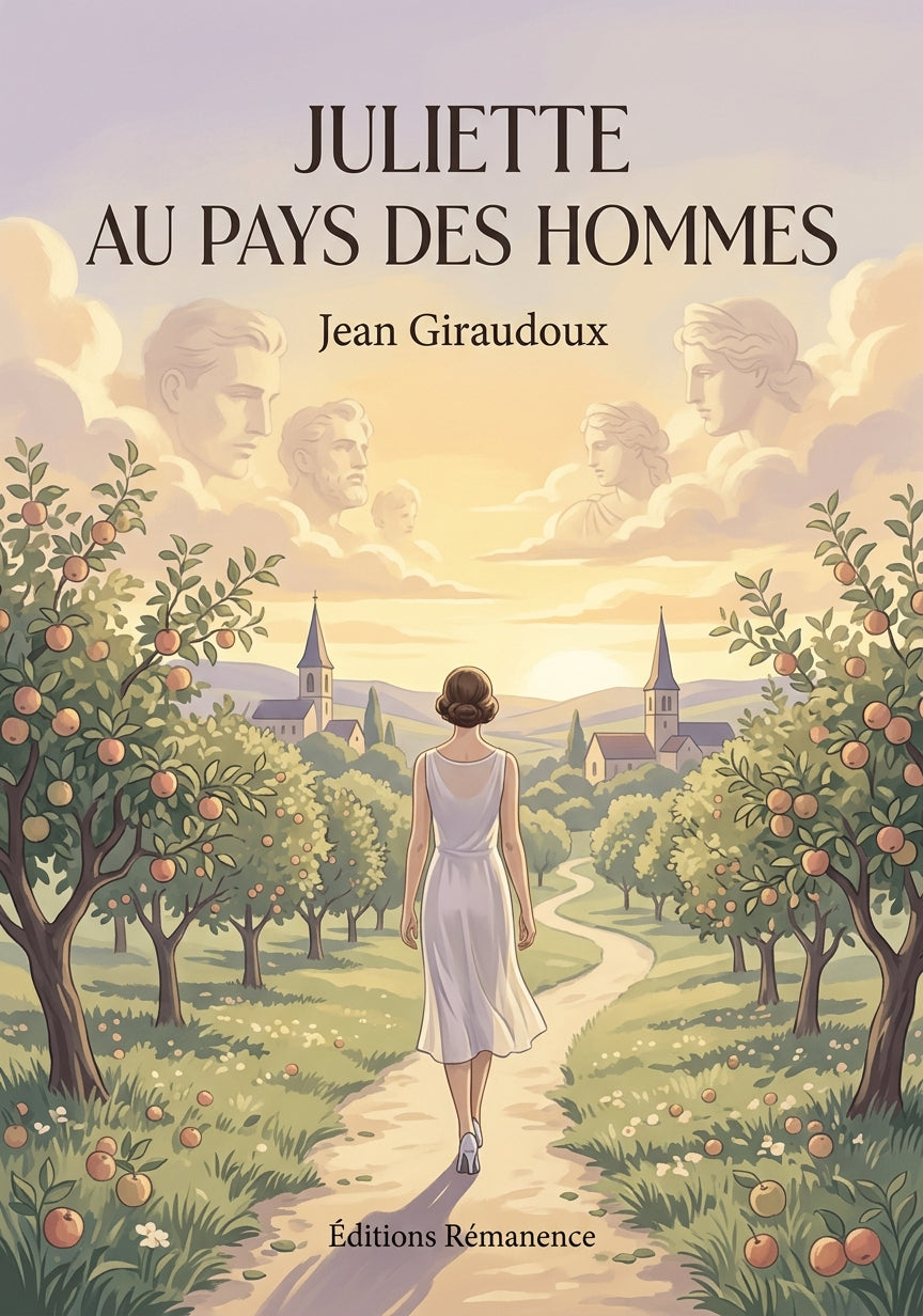 Livre Juliette au pays des hommes par Jean Giraudoux - Couverture - Editions Remanence