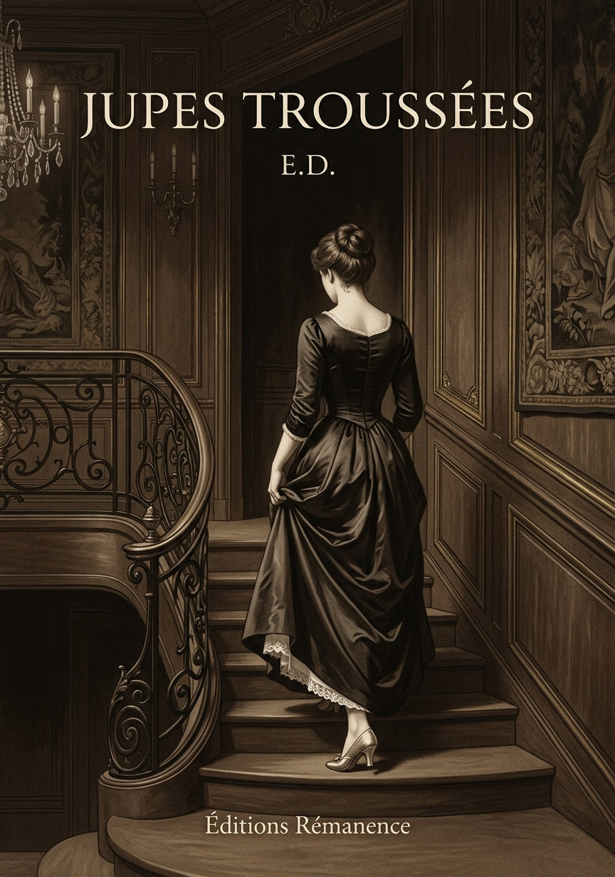 Livre Jupes troussées par E.D. - Couverture - Editions Remanence