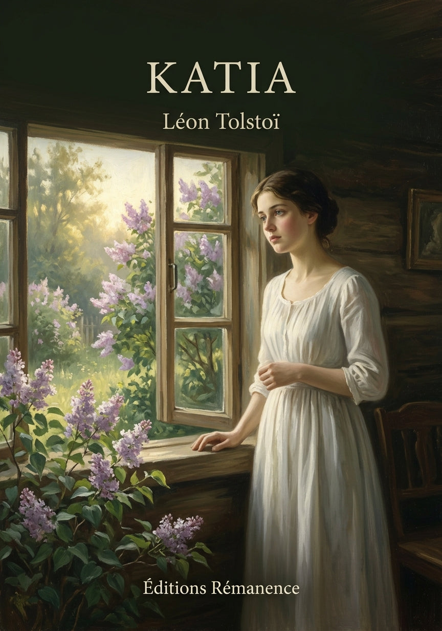 Livre Katia par Léon Tolstoï - Couverture - Editions Remanence