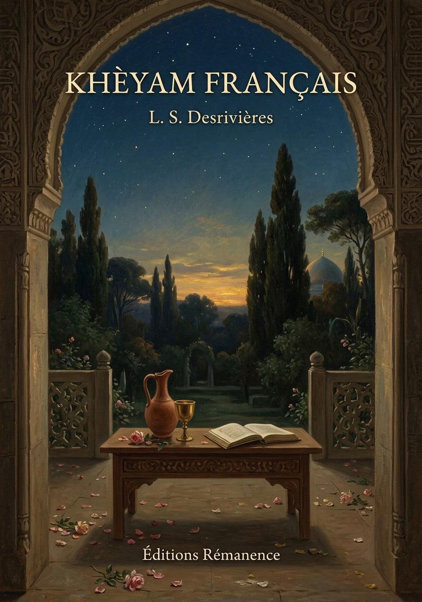 Livre Khèyam français par L. S. Desrivières - Couverture - Editions Remanence