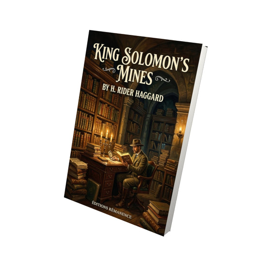 Livre King Solomon's Mines – H. Rider Haggard - Vue 3D - Editions Remanence