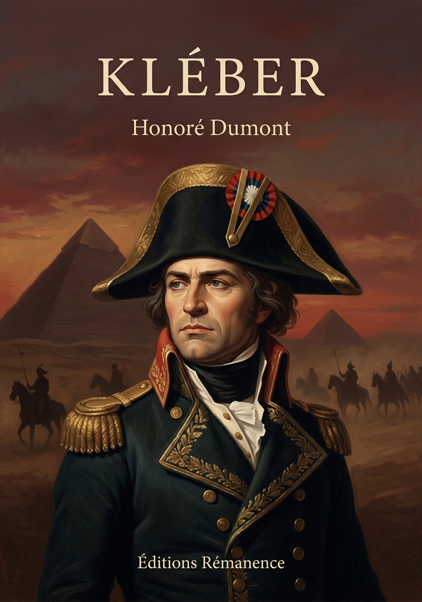 Livre Kléber par Honoré Dumont - Couverture - Editions Remanence