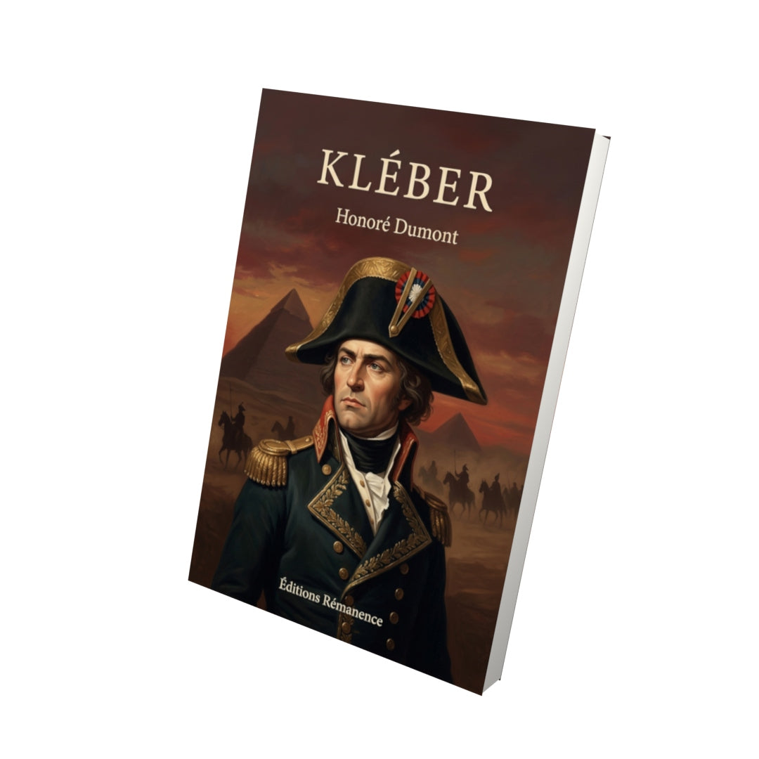 Livre Kléber par Honoré Dumont - Vue 3D - Editions Remanence