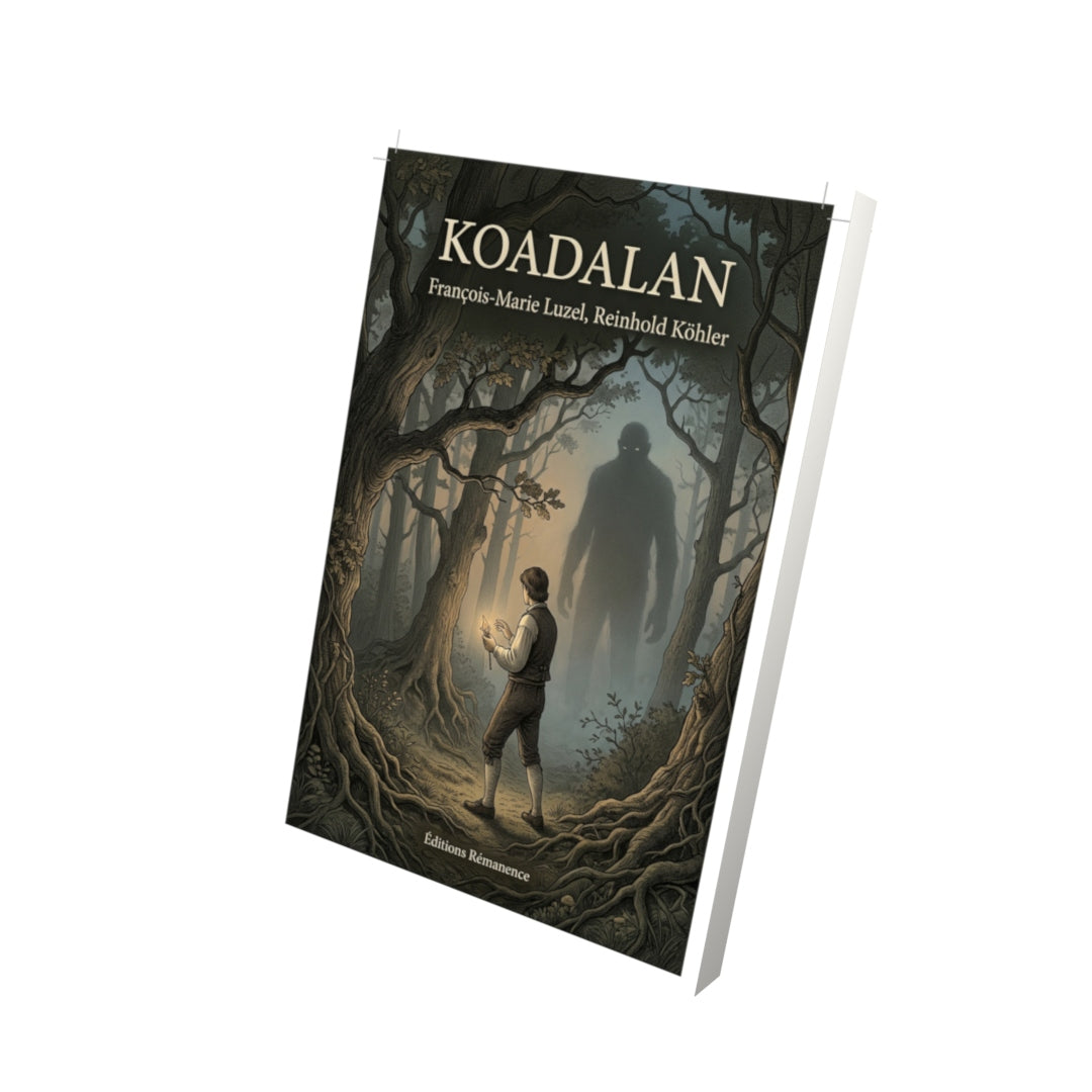Livre Koadalan par François-Marie Luzel, Reinhold Köhler - Vue 3D - Editions Remanence