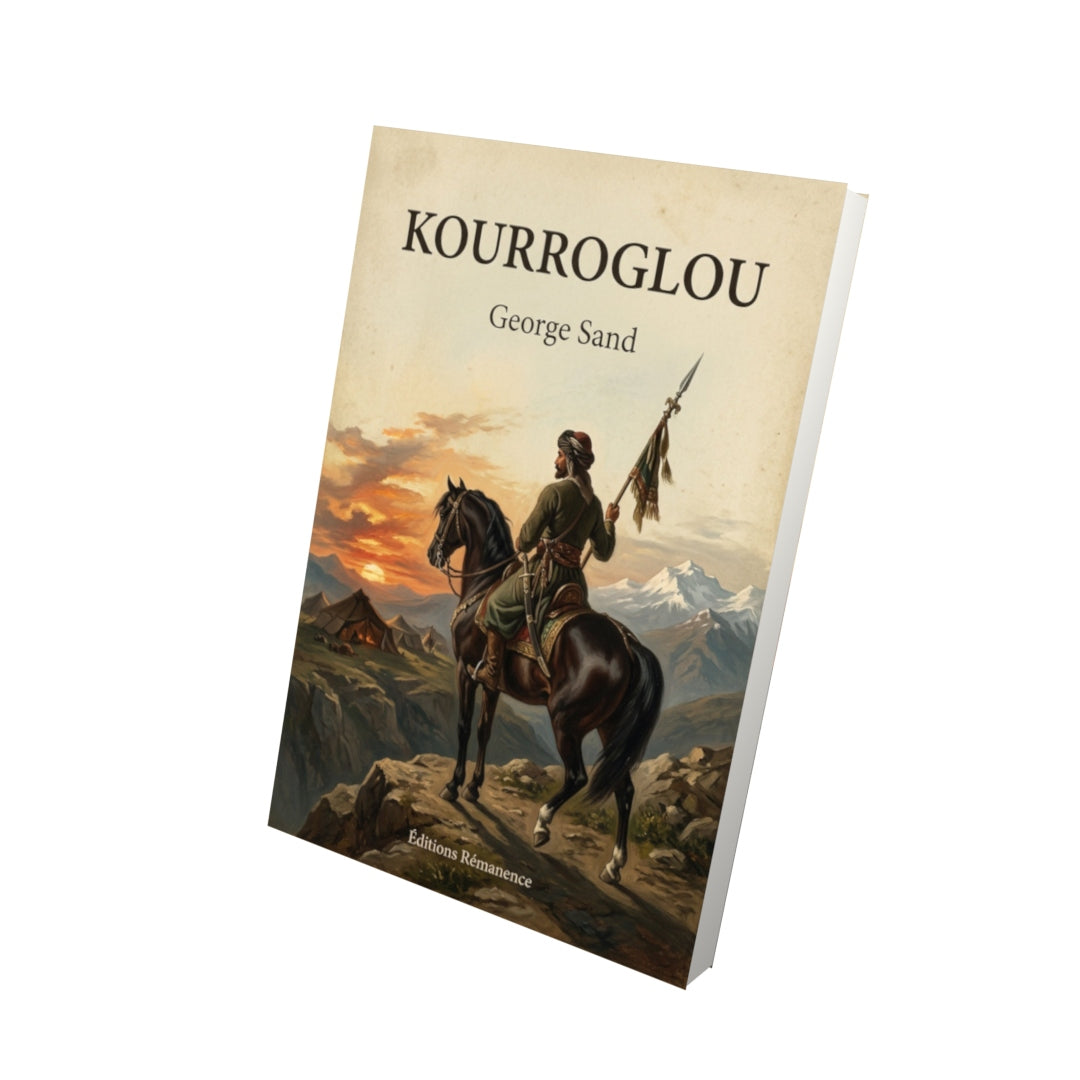 Livre Kourroglou - George Sand - Vue 3D - Editions Remanence