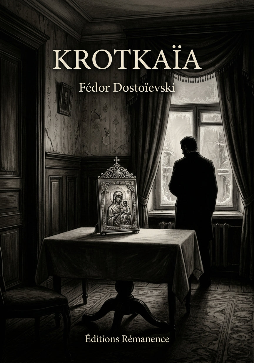 Livre Krotkaïa par Fédor Dostoïevski - Couverture - Editions Remanence
