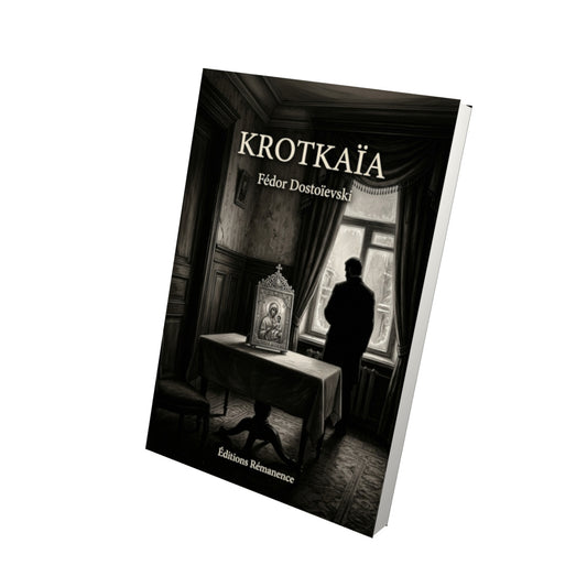 Livre Krotkaïa par Fédor Dostoïevski - Vue 3D - Editions Remanence