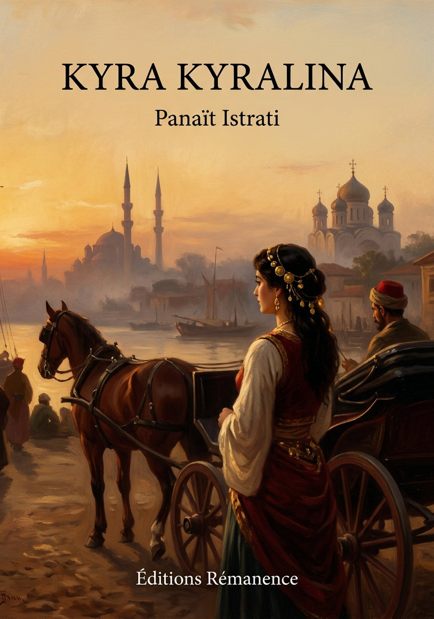 Livre Kyra Kyralina par Panaït Istrati - Couverture - Editions Remanence