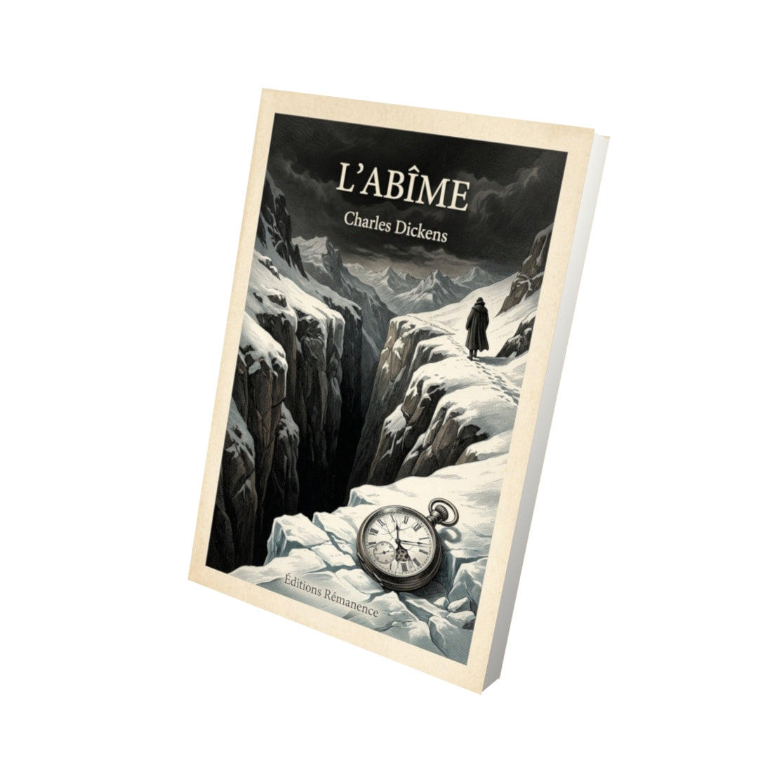 Livre L'abîme - Charles Dickens - Vue 3D - Editions Remanence