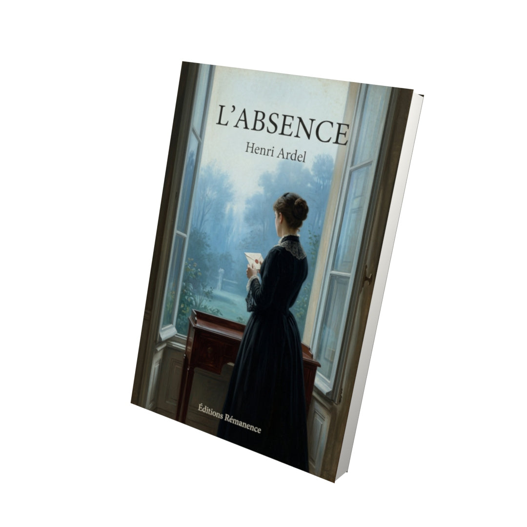 Livre L'absence - Henri Ardel - Vue 3D - Editions Remanence