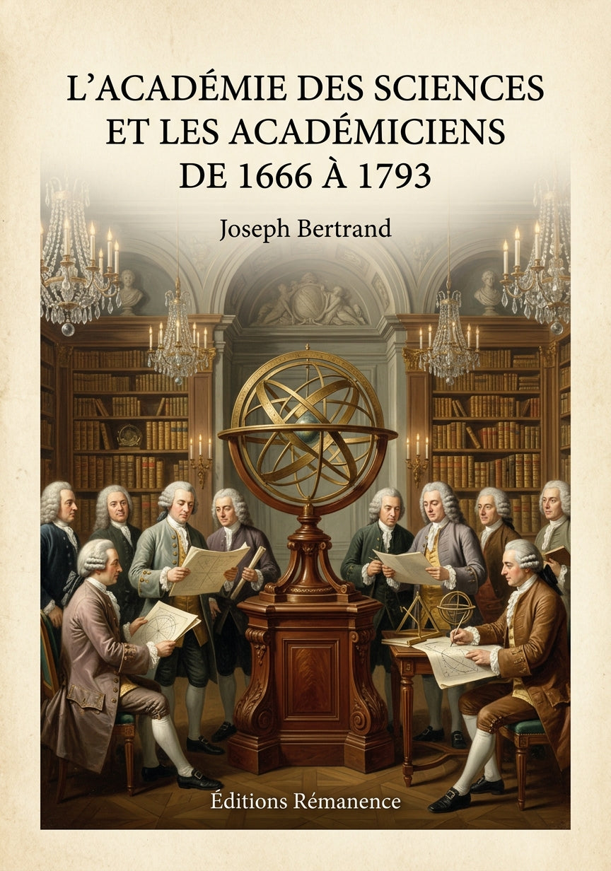 L'Académie des sciences et les académiciens de 1666 à 1793 - Joseph Bertrand (Couverture)