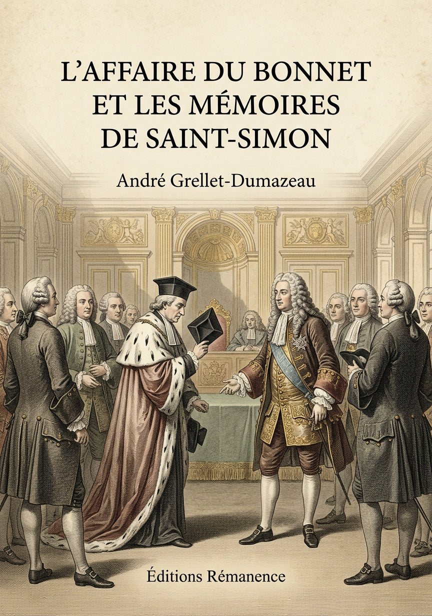 L'affaire du bonnet et les Mémoires de Saint-Simon - André Grellet-Dumazeau (Couverture)