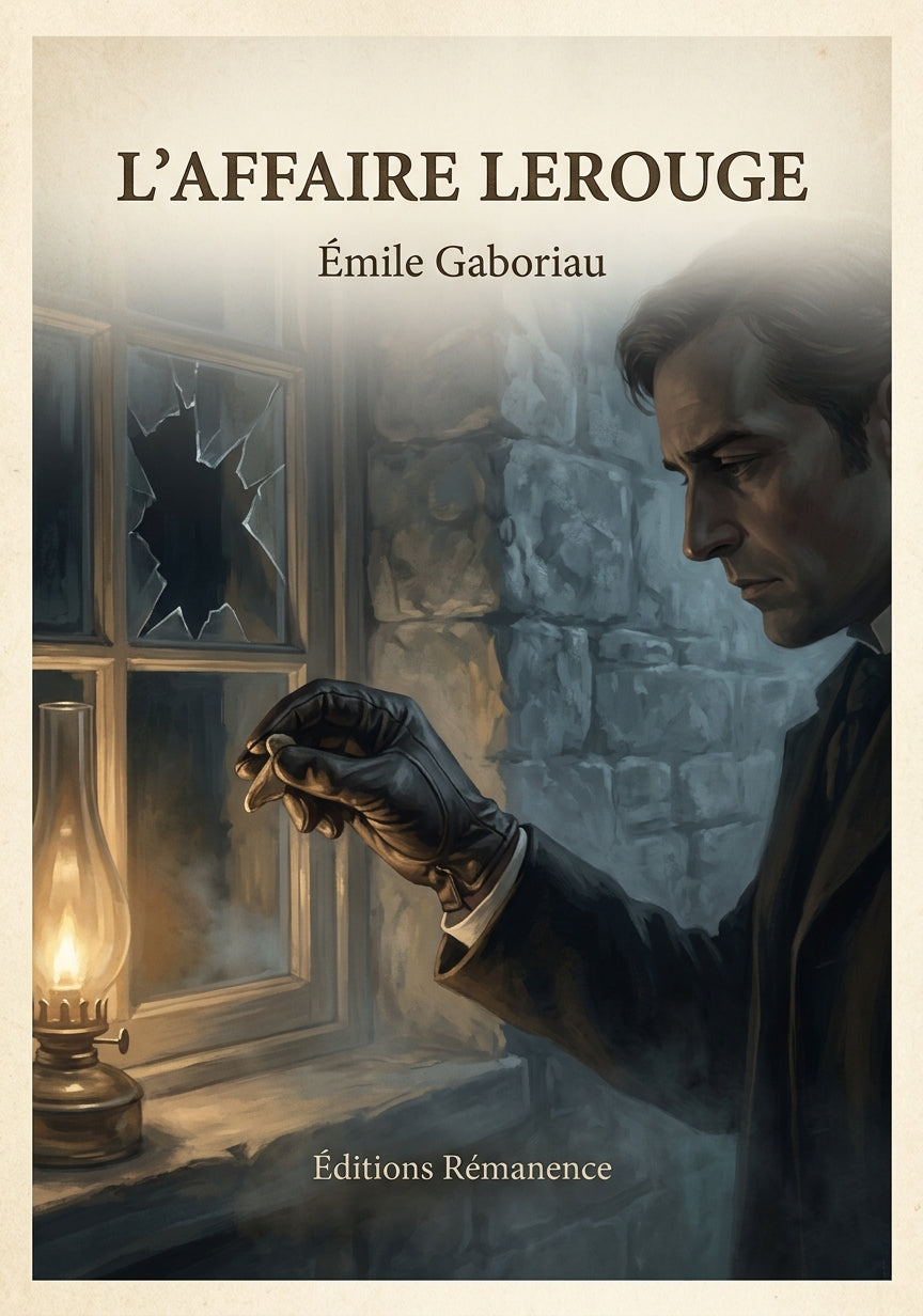 L'affaire Lerouge - Émile Gaboriau (Couverture)